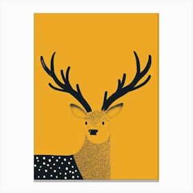 Yellow Elk 2 Canvas Print