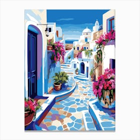 Greece Painting 7 Canvas Print