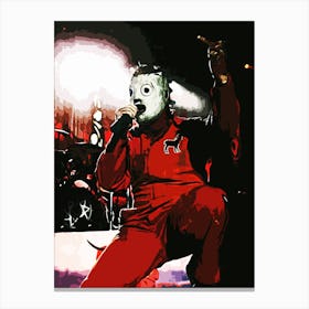 Scream Metal corey taylor slipknot music band Canvas Print