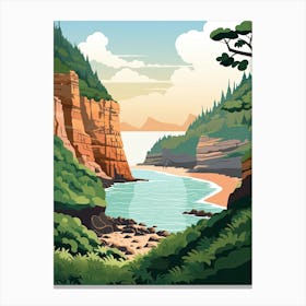 Kauai Hawaii, Usa, Graphic Illustration 3 Canvas Print