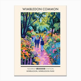 Wimbledon Common London Parks Garden 1 Canvas Print