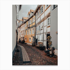 Old German Half Timbered Houses 03 Canvas Print