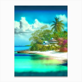 Cebu Island Philippines Soft Colours Tropical Destination Canvas Print