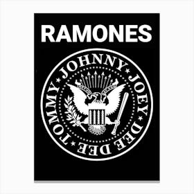 Ramones Logo band music Canvas Print