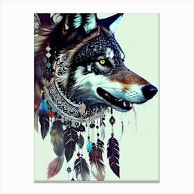 Wolf Painting 24 Canvas Print