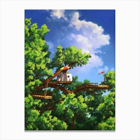 Tree House Canvas Print