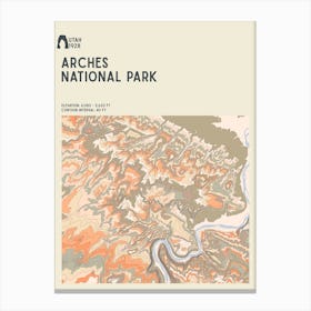 Arches National Park Series Utah Usa Canvas Print