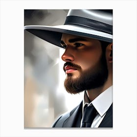 Creative Male Portrait 37 Canvas Print