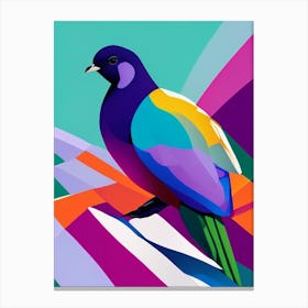 Pigeon Pop Matisse Bird Canvas Print