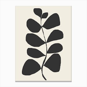 Abstract Minimal Plant 3 Canvas Print