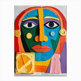 Woman'S Face 3 Canvas Print