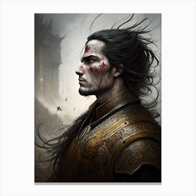 Knight In Armour 1 Canvas Print