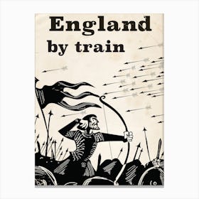 England By Train Canvas Print