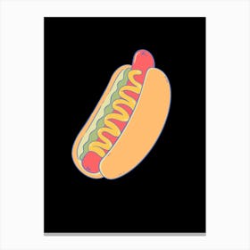 Hot Dog Canvas Print