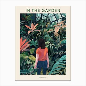 In The Garden Poster Eden Project United Kingdom 1 Canvas Print