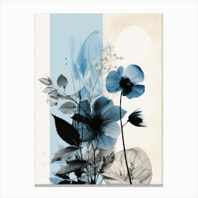 Blue Flowers 9 Canvas Print