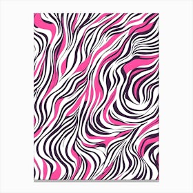 Zebra Seamless Pattern Canvas Print