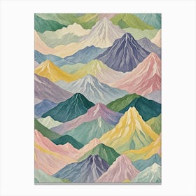 Mountains In The Sky Canvas Print