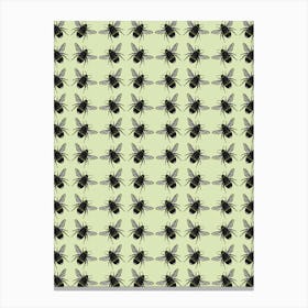 Bumblee Bee Pattern-Illustration Artwork Stampe su tela