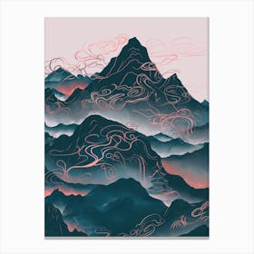 Chinese Mountains Canvas Print