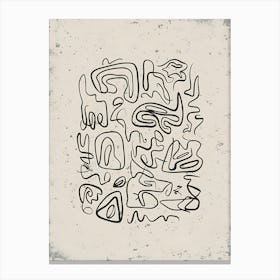 Abstract Drawing Canvas Print