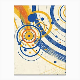 Symphony Of Circles Canvas Print