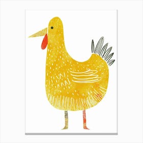 Yellow Turkey 3 Canvas Print