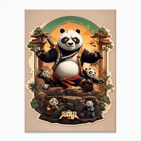 Kung Fu Panda Canvas Print