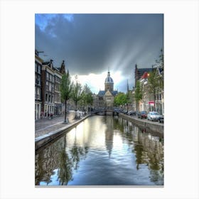 Amsterdam Canal 3 Toile