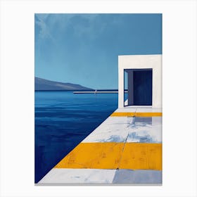 Ioannina Impressions in Minimalism, Greece Canvas Print