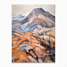 Bowfell England 3 Mountain Painting Canvas Print