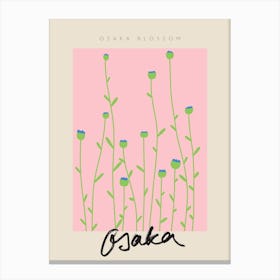 Osaka Blossom Canvas Print