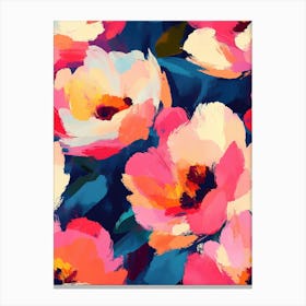 Abstract Floral Painting Canvas Print