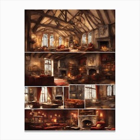 Harry Potter House Canvas Print