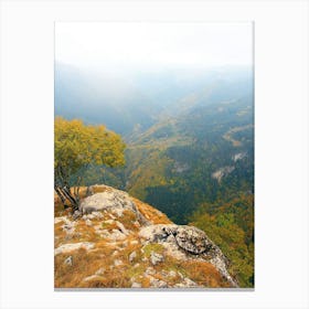 Autumn In The Mountains Photo Canvas Print