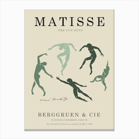 Matisse Inspired Dance Canvas Print