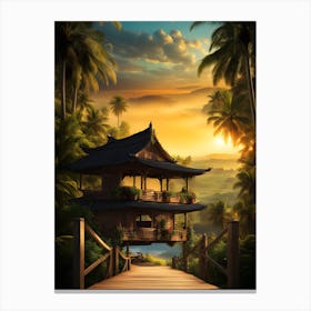 Asian Landscape Canvas Print