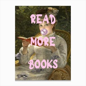 Read More Books Canvas Print