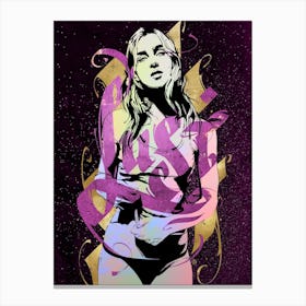 Lust Sexy Woman Canvas Print