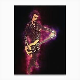 Spirit Of Sid Vicious In Tune Canvas Print