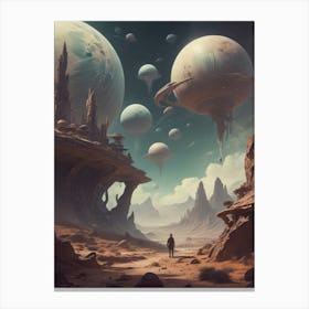 Alien Landscape Canvas Print