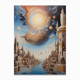 Space City 1 Canvas Print