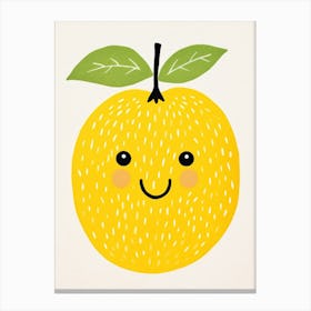 Friendly Kids Passionfruit Canvas Print