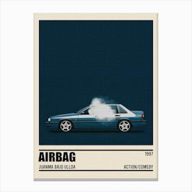 Airbag Movie Car Canvas Print