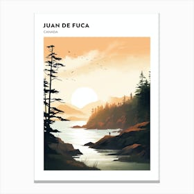 Juan De Fuca Marine Trail Canada 2 Hiking Trail Landscape Poster Canvas Print