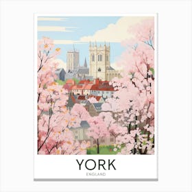 York - Cherry Blossoms Canvas Print