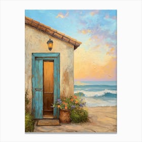 Door To The Beach Canvas Print