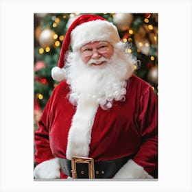 chubby Santa Claus 1 Canvas Print