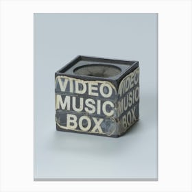 Video Music Box Canvas Print
