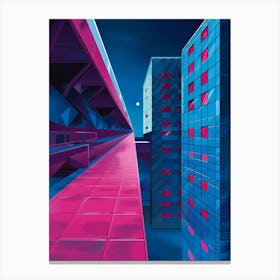 Futuristic City 1 Canvas Print